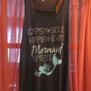 Gypsy soul Hippie heart Mermaid spirit tank